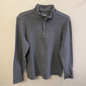 Michael Kors Long Sleeve Zipper V-Neck Sweatshirt Size Large